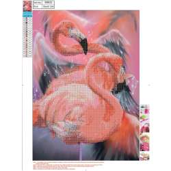 Mozaika diamentowa 5D 30x40cm Flamingo 89632