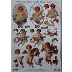 Arkusz do techniki 3D sztancowany 29,7x21cm