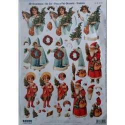 Arkusz do techniki 3D sztancowany 29,7x21cm