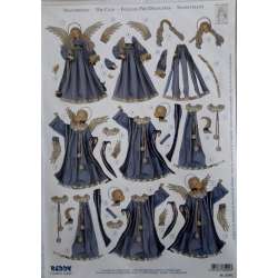 Arkusz do techniki 3D sztancowany 29,7x 21cm