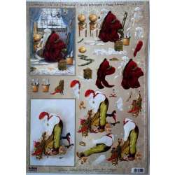 Arkusz do techniki 3D sztancowany 29,7x21cm