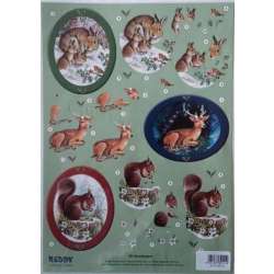 Arkusz do techniki 3D sztancowany 29,7x21cm