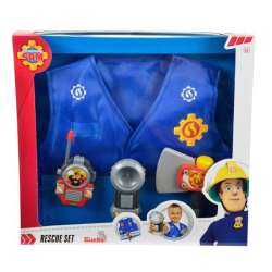 Strażak Sam, Kamizelka strażacka z akcesoriam w pudełku Simba (109250745038) - 1