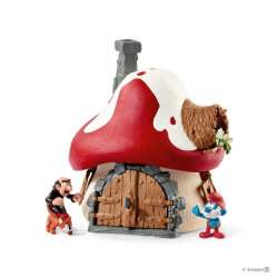 Schleich 20803 Domek Smerfów +2 figurki, Smurfs (SLH 20803) - 1