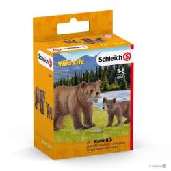 Schleich 42473 Samica Grizzly z młodym niedźwiadkiem (GXP-674435)