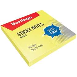 Bloczek samoprzylepny 75x75 żółty 80K (12szt) - 1
