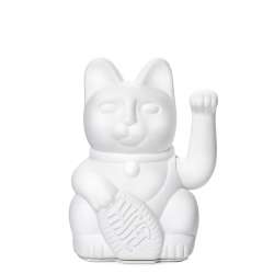 Kot szczęścia biały 15cm - 1