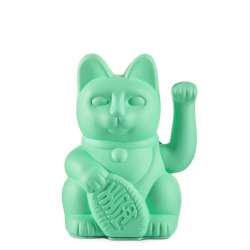 Kot szczęścia miętowy zielony 15cm - 1