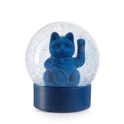 Kula śnieżna - Lucky Cat ciemny niebieski - 1