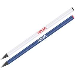 Ołówek z czarnego drewna HB NASA MIX