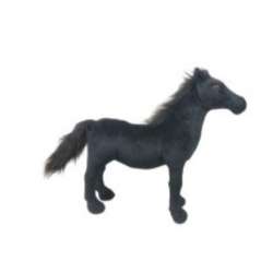 Koń czarny 35cm - 1