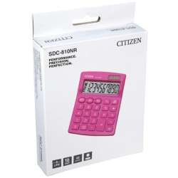 Kalkulator CITIZEN SDC-810NRPKE 10 cyfr 127x105mm różowy (CI-SDC-810NRPKE) - 1