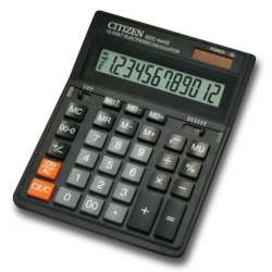 Kalkulator CITIZEN SDC-444S 12 cyfr 199x153mm czarny (4562195130673)