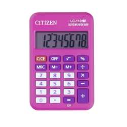 Kalkulator kieszonkowy CITIZEN LC110NR-PK 8 cyfr, funkcja pierwiastka różowy (CI-LC110NRPK) - 1