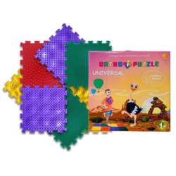 PROMO Polesie 63058 Mata do masażu ortopedyczna modułowa ORTHO PUZZLE Jeżyki (63058 POLESIE) - 1