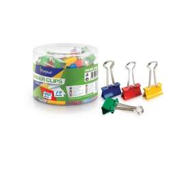 Klipy biurowe 19mm kolorowe 40szt
