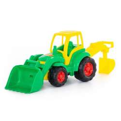 Polesie 0513 Traktor duży do piaskownicy z łyżkami w siatce (0513 POLESIE) - 1