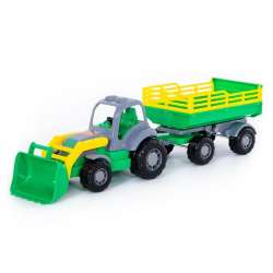 Polesie 44808 "Osiłek" traktor z przyczepą Nr2 i łyżką w siatce (44808 POLESIE) - 1