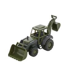 Polesie 49285 Traktor-koparka wojskowy w siatce (49285 POLESIE) - 1