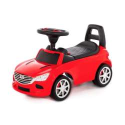 Polesie 84507 Samochód-jeździk SuperCar Nr4 z sygnałem dźwiękowym czerwony jeździdełko auto pojazd (84507 POLESIE) - 1