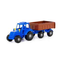 Polesie 84750 Traktor Altaj niebieski z przyczepą Nr1 w siatce (84750 POLESIE) - 1