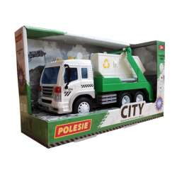 Polesie 86198 "City" samochód inercyjny do przewozu kontenerów zielony (ze światłem i dźwiękiem) w pudełku (86198 POLESIE) - 1