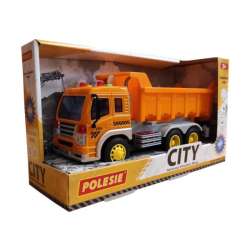 Polesie 86235 "City" samochód - wywrotka inercyjny pomarańczowy (ze światłem i dźwiękiem) w pudełku (86235 POLESIE) - 1