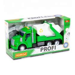 Polesie 86259 "Profi' samochód z napędem, zielony do przewozu kontenerów, światło, dźwięk w pudełku (86259 POLESIE) - 1