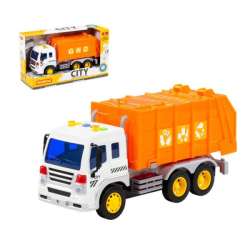 Polesie 86426 "City" samochód komunalny, inercyjny pomarańczowy (ze światłem i dźwiękiem) w pudełku (86426 POLESIE) - 1