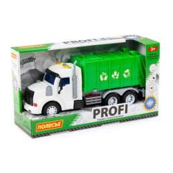 Polesie 86495 "Profi' samochód komunalny z napędem, zielony, światło, dźwięk w pudełku (86495 POLESIE) - 1
