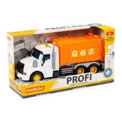 Polesie 86501 "Profi' samochód komunalny z napędem, pomarańczowy, światło, dźwięk w pudełku (86501 POLESIE) - 1