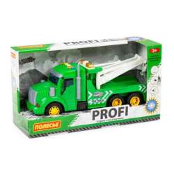Polesie 86594 "Profi' samochód ewakuator z napędem, zielony, światło, dźwięk w pudełku (86594 POLESIE) - 1
