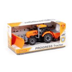 Polesie 91772 Traktor Progress do odśnieżania pomarańczowy w pudełku (91772 POLESIE) - 1