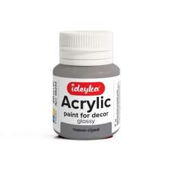 Farba akrylowa ciemnoszara 20ml - 1
