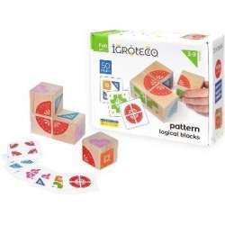 PROMO Klocki drewniane Ułóż wzór 4el (900477) - 1