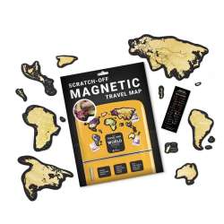 Mapa zdrapka magnet. - Travel Map Magnetic World - 1