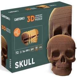 Puzzle 3D kartonowe - Czaszka - 1