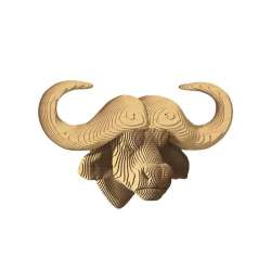 Puzzle ścienne 3D kartonowe - Ścienne Buffalo - 1