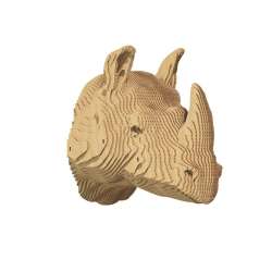 Puzzle ścienne 3D kartonowe - Nosorożec - 1