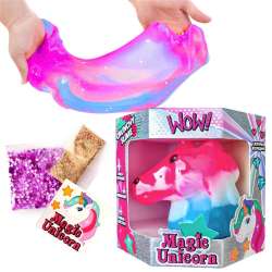 Magiczny jednorożec slime z brokatem antystresowy (OKT3289) - 1