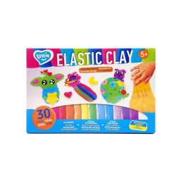 Ciastolina Zestaw Elastic Clay 30 sztuk TM Lovin 70141 (OKT7645)