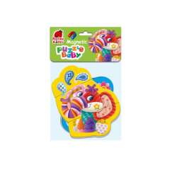 Magnetyczne Baby puzzle z pianki "Słoń - Krokodyl" (RK5020-03) - 1