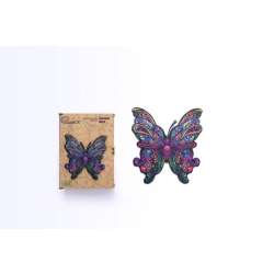 Puzzle drewniane Kolorowy Motyl PuzA3-01235 (PE2353)