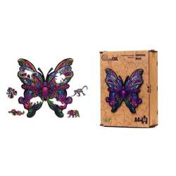 Puzzle drewniane Kolorowy Motyl PuzA4-01723 (PE7235) - 1