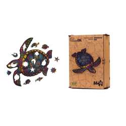 Puzzle drewniane Długowieczny żółw A4-01739 (PE7396)