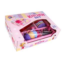 Zestaw kuchenny Naczynia z suszarką 25el 7082 TechnoK p5 (TEH7082)