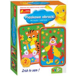 Piaskowe obrazki - Klaun i kotek (4823076103576) - 1