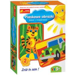 Piaskowe obrazki - dżip i tygrysek (15100073) - 1