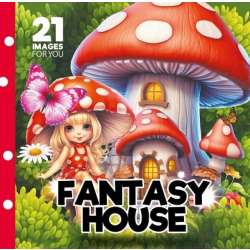 Kolorowanka 160x160 Fantasy house Bajkowe domki