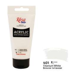Farba akrylowa titanium white 401 75ml